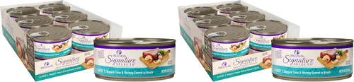 Miniatura 34 de Wellness CORE Signature Selects - Alimento húmedo enlatado triturado para gatos adultos, natural, rico en proteínas, sin granos, receta de entrada