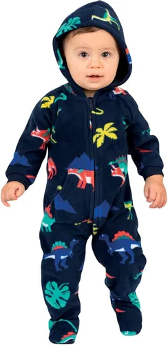 Miniatura 6 de Footed Pajamas - Enterizo con capucha a juego para la familia Suéteres de una pieza para niños, niñas, hombres, mujeres y mascotas, unisex, Naranja