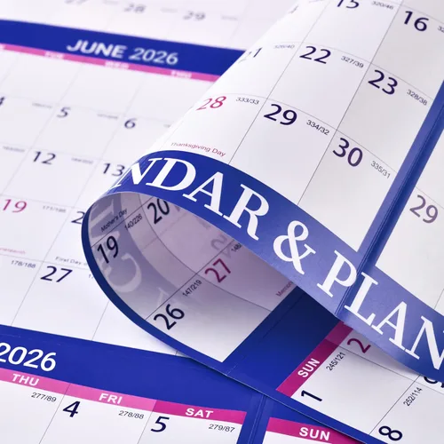 Miniatura 8 de Calendario anual de pared 2026, calendario de borrado en seco 2026, enero 2026 a diciembre de 2026, 34.8 x 22.9 pulgadas, calendario de pared 2026