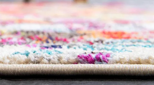 Miniatura 4 de Tapete Unique Loom colección Jardin para múltiples áreas, abstracta, vibrante, Polipropileno, Multi/Beige