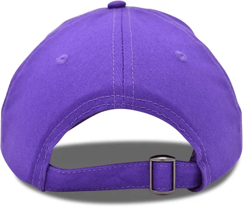 Miniatura 78 de DALIX Gorra de béisbol para papá, lisa, para hombre, mujer, algodón, ajustable, en blanco, sin estructurar, suave