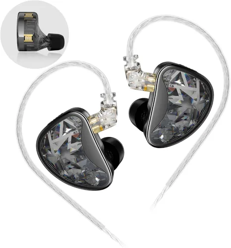 Miniatura 10 de KZ AS24 - Auriculares con monitor intrauditivo con controladores 24BA, auriculares IEM de alto rendimiento con 8 interruptores de sintonización