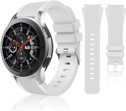 Miniatura 8 de HSWAI Compatible con Samsung Galaxy Watch de 1.81 pulgadas, Gear S3 Frontier, bandas de reloj clásicas/Galaxy Watch 3 bandas de 1.772 pulgadas