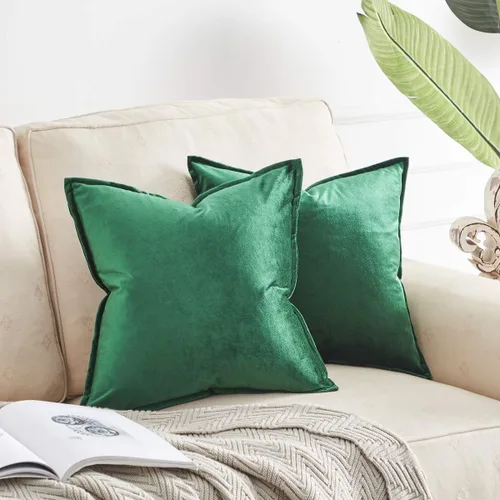 Miniatura 17 de GIGIZAZA Fundas de Almohadas Decorativas de Terciopelo Dorado Lumbar 12x20 Oblongas para Sofá y Sillón Paquete de 2