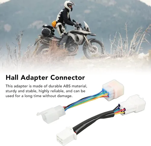 Miniatura 7 de KIMISS 2 unids controlador eléctrico motocicleta conector, 165mm/6.49in motocicleta Pasillo controlador adaptador IP67 sensible