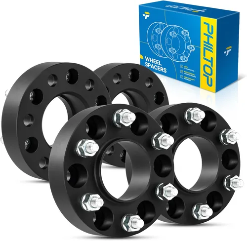 Miniatura 14 de PHILTOP Espaciador de rueda de 4 x 4 de 2 pulgadas, espaciadores de rueda centrados en las lengüetas para Polaris Trail Boss 330 2003-2013, Trail