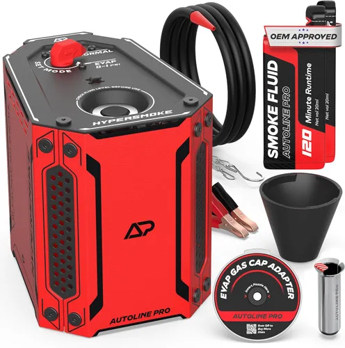 Miniatura 8 de AutoLine Pro HyperSmoke™ Máquina de humo para automóviles, comprobador de fugas de vacío EVAP – Presión ajustable – Líquido de humo aprobado por OEM