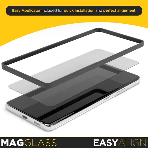 Miniatura 4 de magglass Samsung S21 FE Protector de pantalla de vidrio templado (privacidad)