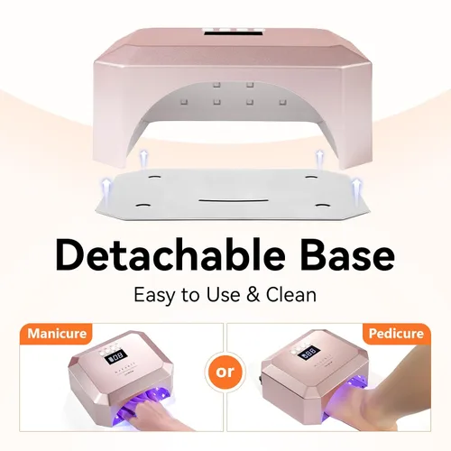 Miniatura 5 de Makartt Lámpara de uñas LED UV para uñas de gel – Luz de uñas recargable Aurora de 30W con 39 LEDs, gran espacio, batería de 2600mAh, 4