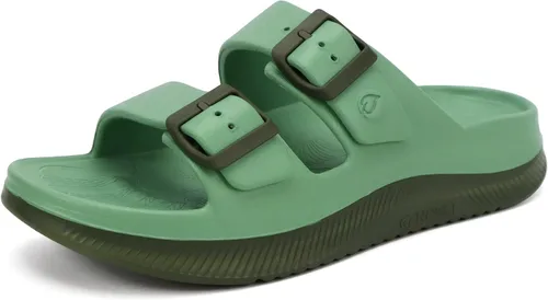 Miniatura 7 de ONCAI Womens Recovery Sandals with Arch Support Plantar Fasciitis Orthotic Adjustable Buckle Open Toe Thick Cushion Outdoor Girls Sport Slides