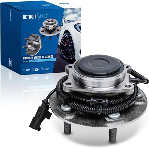 Miniatura 9 de Detroit Axle - Buje de rodamiento de rueda delantera 4WD para Toyota 4Runner FJ Cruiser Tacoma Lexus GX460 GX470, cojinete de rueda de repuesto