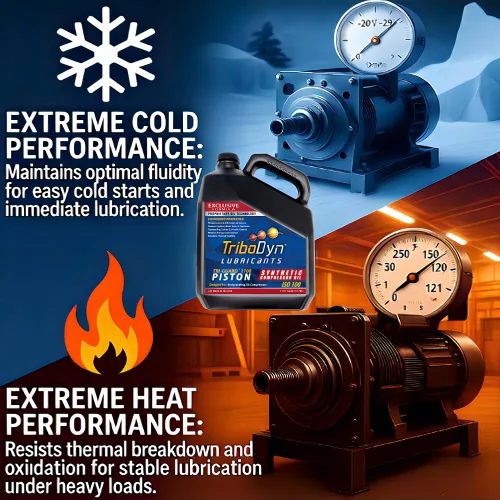 Miniatura 8 de Aceite de compresor de aire sintético sin detergente de 8,000 horas – TRI-Guard 1100, ISO 100, SAE 30 compresor de pistón – jarra de 1 galón