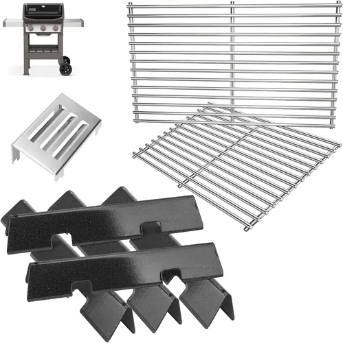 Miniatura 24 de Piezas de parrilla para Weber Spirit 2, piezas de parrilla GS4 Spirit II & I E310 E320 S310 S320, reemplazo para barras saborizantes Weber Spirit