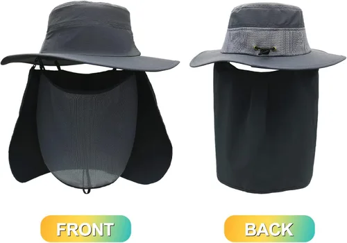 Miniatura 2 de Surblue Sombrero de pesca con solapa para el cuello, protección UV, protección UV, UPF50+