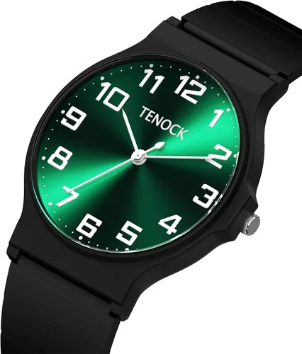 Miniatura 8 de Reloj analógico para niños y niñas, resistente al agua hasta 30M, reloj deportivo para niños, fácil de leer, con esfera fina, correa suave