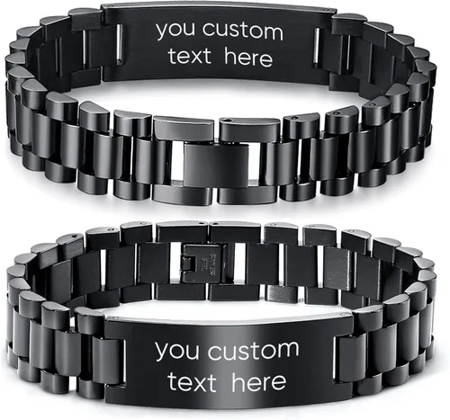 Miniatura 11 de MEALGUET Regalos de graduación para él, pulsera de graduación personalizable, regalo inspirador para graduados universitarios de clase de 2025