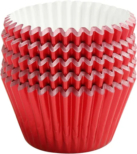 Miniatura 11 de Forros para cupcakes de papel de aluminio negro, 100 tazas de papel metálico para hornear para fiestas de cumpleaños, bodas o baby showers