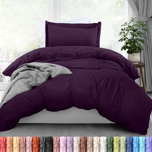 Miniatura 17 de Utopia Bedding Funda de edredón tamaño Queen – 1 funda de edredón con 2 fundas de almohada – Funda de edredón de 3 piezas con cierre de cremallera