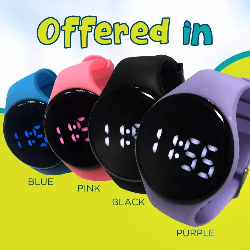 Miniatura 9 de Reloj deportivo de entrenamiento para ir al baño, temporizador de entrenamiento para el inodoro, recordatorio de reloj recargable resistente al agua