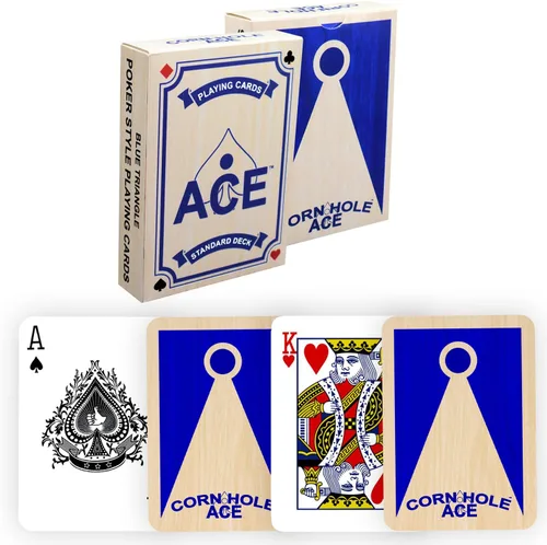 Miniatura 9 de CornholeAce ACE Cornhole, inspirado en el póquer, naipes estándar (ACE Red Zone)