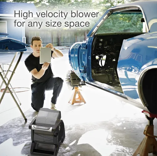 Miniatura 4 de Lasko Ventilador de torre oscilante de alta velocidad con pivote de 42
