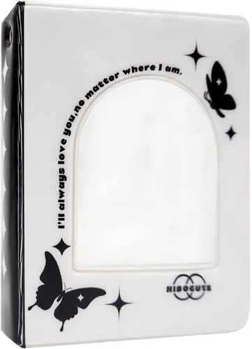 Mini álbum de fotos de 40 bolsillos, soporte para tarjetas fotográficas Kpop de 3 pulgadas, carpeta pequeña para tarjetas fotográficas, carpeta de