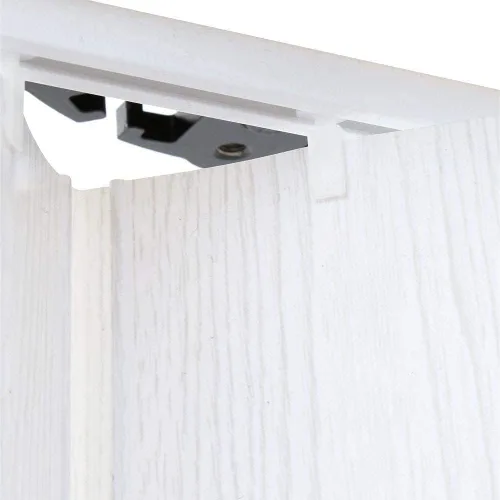 Miniatura 5 de LTL Home Products Via Panel de vinilo de 36 x 80 pulgadas, puerta de acordeón plegable individual con bisagras flexibles para interiores de hogar