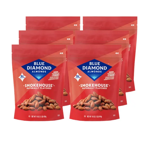 Miniatura 11 de Blue Diamond Almonds, Almendras espolvoreadas de cacao asadas al horno, 14 onzas