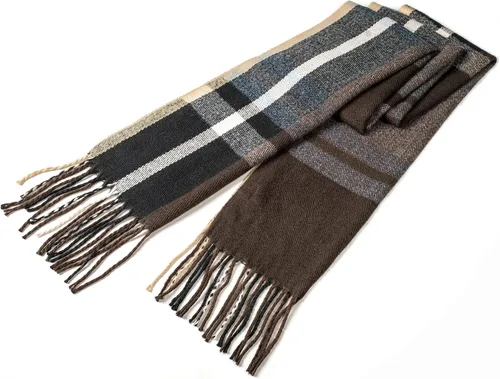 Miniatura 36 de Alpine Swiss Bufanda a cuadros para hombre, ultra suave, chal de invierno, cálido, ligero, para clima frío