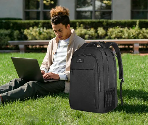 Miniatura 7 de MATEIN Mochila de viaje extra grande, compatible con TSA, de 18.4 pulgadas, para laptop con puerto de carga USB, antirrobo, aprobada para vuelos
