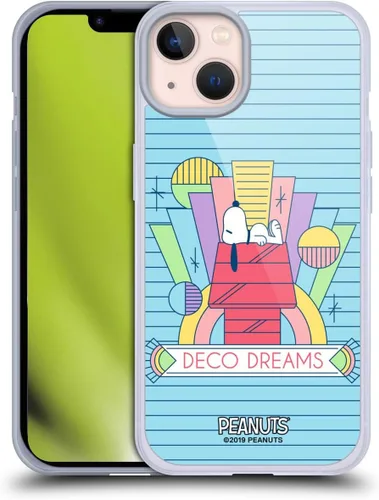 Miniatura 18 de Head Case Designs Snoopy Deco Dreams - Funda de gel suave con licencia oficial de Peanuts Blue Pattern compatible con Apple iPhone 7 Plus/iPhone 8