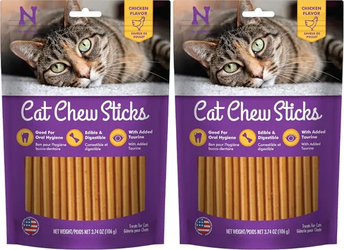 Miniatura 6 de N-Bone Golosinas masticables para gatos, morado, 3.74 onzas