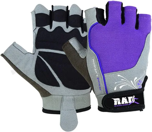 Miniatura 6 de RAD Guantes de levantamiento de pesas Entrenamiento de gimnasio Mujeres Guantes de fitness Correas de cuero