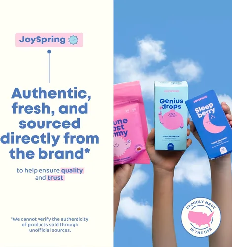 Miniatura 13 de JoySpring Gomitas de azafrán para niños Extracto de azafrán con suplementos GABA que ofrecen apoyo al estado de ánimo y calma las rabietas