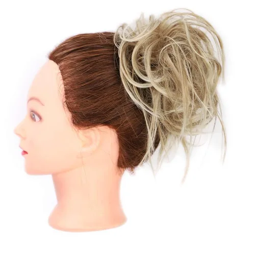 Miniatura 7 de Lativ - Extensiones de cabello con moño desordenado y peinado alborotado, scrunchies con banda elástica de goma, accesorios de cabello desordenado