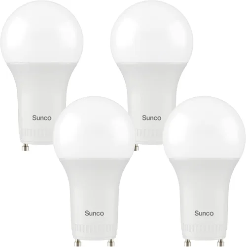 Miniatura 8 de Sunco Paquete de 24 Bombillas LED GU24 A19, 2 Clavijas, Bombillas de Luz, 800 LM, 9W (Equivalente a 60W), 2700K Blanco Suave, Regulable, Base