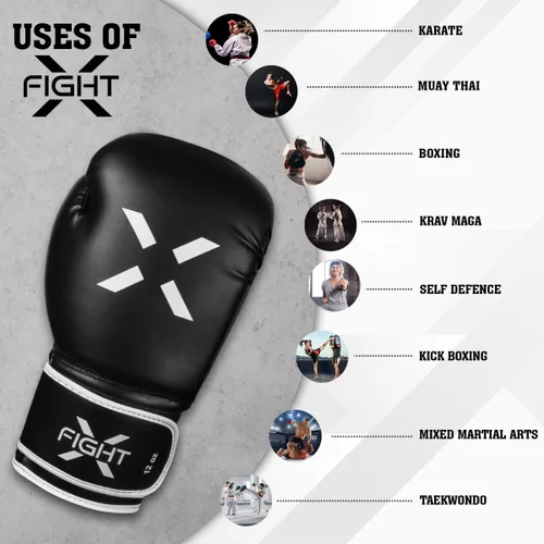 Miniatura 5 de Guantes de Boxeo Profesionales para Hombres y Mujeres – Guantes de Entrenamiento y Sparring Profesionales, Saco Pesado, Guantes de MMA Kickboxing