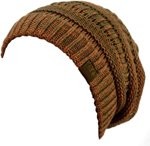 Miniatura 583 de C.C Trendy Warm Chunky Soft Stretch Cable Knit Beanie