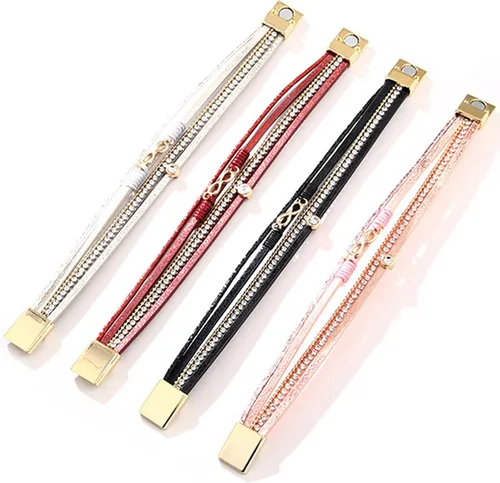 Miniatura 5 de Long tiantian Leather Wrap Bracelets for Women Trendy Beaded Bracelets Boho Jewelry for Women Pulseras para Mujer Stackable Cuff Stone Charm