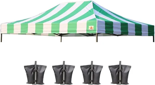 Miniatura 26 de ABCCANOPY - Toldo de repuesto para carpa desplegable (10x10 pies, beige)