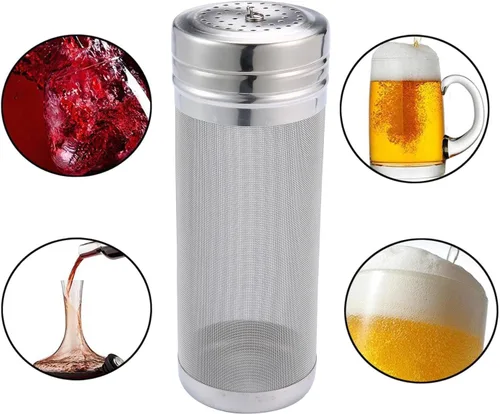 Miniatura 2 de Tolva filtro seca, con malla de 300 micras, tolva tamiz, tamiz para cervecería de acero inoxidable para el hogar, cartucho filtro tipo araña