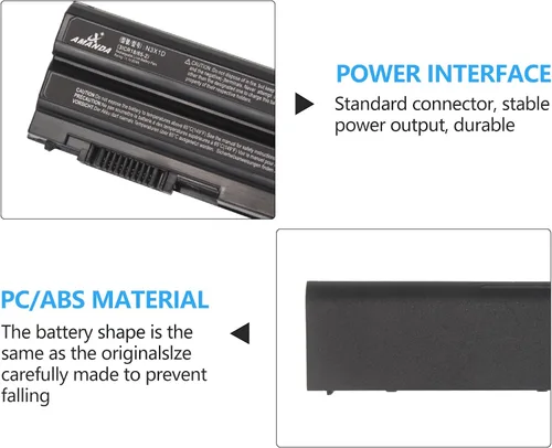 Miniatura 6 de Batería N3X1D de 11.1 V 65 Wh, compatible con Dell Latitude E6540 E6440 E5530 E5430 E6520 E6420 Precision M2800 Series 6cell Notebook 8858X T54FJ