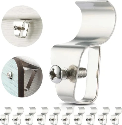 HUXOR Ganchos laterales de vinilo, no requiere perforación, ganchos de acero inoxidable para colgar decoraciones, letreros de números de casa o