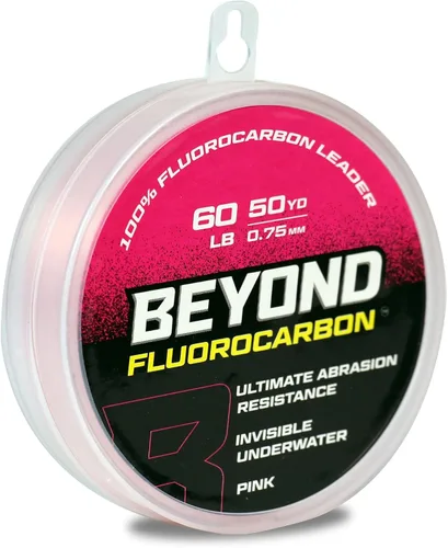 Miniatura 7 de Beyond Fluorocarbon Leader - Línea de pesca 100 % puro de fluorocarbono, altamente resistente a la abrasión, invisible bajo el agua, resistente a