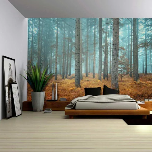 Miniatura 34 de wall26 - Primer plano de una hierba alta en una playa durante la temporada de tormentas - Mural de pared extraíble Papel pintado autoadhesivo Obra