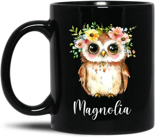 Miniatura 12 de Taza de café con nombre personalizado, regalo para amigo, compañero de trabajo, cumpleaños, taza de cerámica negra personalizada para amantes