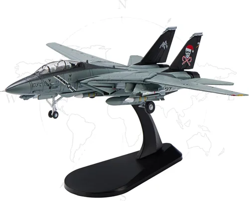 Miniatura 14 de E-3 Sentry - Aviones fundidos a presión a escala 1/200 USAF AWACS Modelo de avión de metal para coleccionista, entusiasta de la aviación