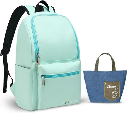 Miniatura 11 de OMOUBOI Mochilas casuales Superbreak Mochila para laptop de 14 pulgadas para mujeres y hombres Apta para turismo y negocios (Negro)