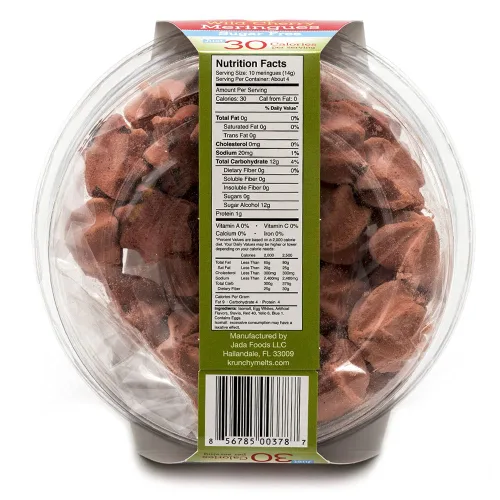 Miniatura 3 de Krunchy Melts Galletas originales de merengue sin azúcar, sabor a cereza silvestre sin azúcar, solo 30 calorías por porción, sin grasa, sin gluten