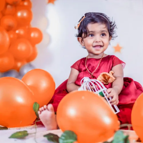 Miniatura 5 de Paquete de 120 globos de color naranja perla, globos brillantes de látex naranja real de 12 pulgadas para cumpleaños, bodas, baby shower, Halloween.